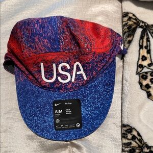 Nike Red and Blue USA Cap from my original Paris 2024 Olympic Kit